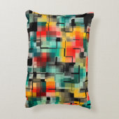 赤青黄 アクセントクッション (裏面(縦))