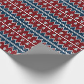 赤青 ラッピングペーパー (角)