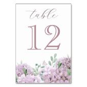 赤面あじさいテーブル番号 テーブルナンバー (裏面)