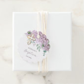 赤面あじさいバプテスマメッセージカード フェイバータグ (インサイチュ)