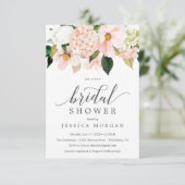 赤面あじさいブライダルシャワー招待カード 招待状 (スタンド正面)