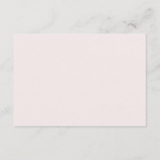 赤面およびアイボリーフローラ結婚の詳細 エンクロージャーカード (裏面)