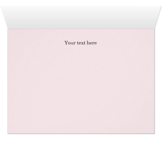 赤面およびグレー結婚フローラのサンキューカード (内部横(下))