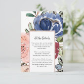 赤面および海軍花の幾何学的な|ゲストの詳細 エンクロージャーカード (スタンド正面)