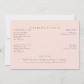 赤面および金ゴールド文字結婚の詳細 招待状 (正面)