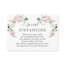 赤面お洒落白い花赤ちゃんシャワー詳細