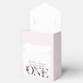 赤面かわいらしフローラワンベビーガールズファースト誕生日 フェイバーボックス (オープン)