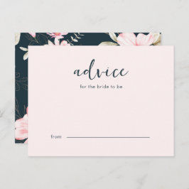 赤面かわいらしブライダルシャワーアドバイスfor Bride アドバイスカード