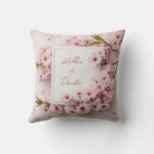 赤面さくらんぼブロッサム結婚ズ クッション (裏面)