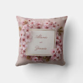 赤面さくらんぼブロッサム結婚ズ クッション (裏面)