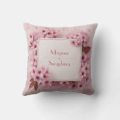 赤面さくらんぼブロッサム結婚ズ クッション (裏面)