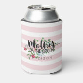 赤面したバラ結婚フローラの新郎の母 缶クーラー (缶裏面)