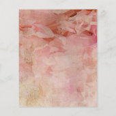 赤面したフローラヴィンテージウェディングメニュー (裏面)