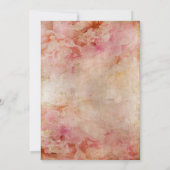 赤面したフローラヴィンテージウェディング招待状 招待状 (裏面)