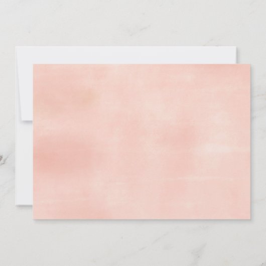 赤面した牡丹 |ブライダルシャワーブランチ招待状 招待状 (裏面)