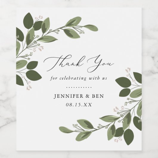 赤面した霧 ワインラベル (シングルラベル)