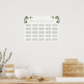 赤面するスリグ、シーティングチャート ポスター (キッチン)