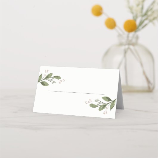 赤面するスリグ、座席表 プレイスカード (正面)