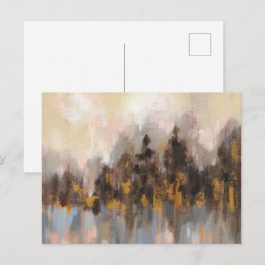 赤面する森1 ポストカード (正面/裏面)