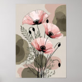 赤面とインク ポスター (正面)