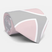赤面とグレーの抽象芸術葉 ネクタイ (ロール)