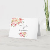 赤面とセージ緑の水色のフローラ プログラム (正面)