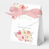 赤面とセージ・グリーンフローラ結婚ズ・サンキュー フェイバーボックス (正面サイド)