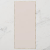 赤面とセージ・ワイルドフラワー春の結婚式 メニュー (裏面)