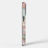 赤面とティール(緑がかった色)マーブル Case-Mate iPhoneケース (裏面 / 右)
