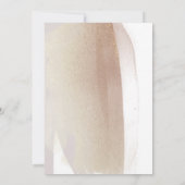 赤面とテラコッタブラシストロミニマルック結婚ス セーブザデート (裏面)