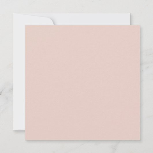 赤面とネイビーフラワーズホワカジュアルイトスクエア結婚ズ 招待状 (裏面)