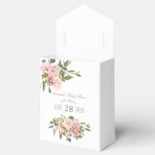 赤面とバラ金ゴールドフローラユニコーンベビーシャワー フェイバーボックス (オープン)