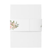 赤面とバラ金ゴールドフローラユニコーンベビーシャワー 招待状ベリーバンド (裏面例)