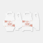 赤面とピンクベアの赤ちゃんシャワー フェイバーボックス (折り畳みなし)