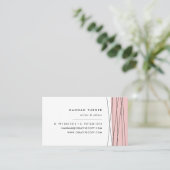 赤面とブラック |ジオメトモダンリ 名刺 (スタンド正面)