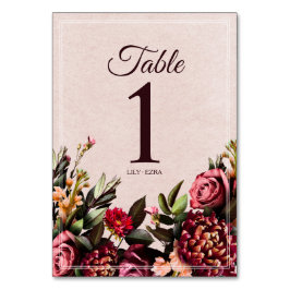 赤面とブルゴーニュ テーブルナンバー