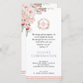 赤面とミントフローラのブックマークの優先 サンキューカード (正面/裏面)