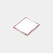 赤面と微妙なバラ グラデーション |お名前 ポストイット (アングル)