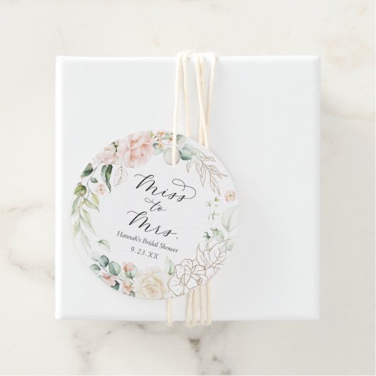 赤面と恋しく思緑がミセス・ブライダルシャワー フェイバータグ (インサイチュ)