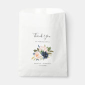 赤面と海軍の花 |ホワイトありがとうござ結婚う フェイバーバッグ (正面)