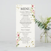 赤面と白のバラと金ゴールドのスプラッシュ メニュー (スタンド正面)