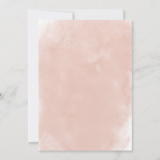 赤面と白の花を愛の供養に 招待状 (裏面)