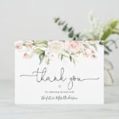 赤面と緑のブライダルシャワーありがとう (スタンド正面)