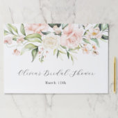 赤面と緑のブライダルシャワー ペーパーパッド (インサイチュ)