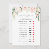 赤面と緑の彼は、彼女はシャワーのゲームを言った 招待状 (正面)