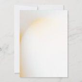 赤面と薄紫フローラ、金ゴールドクロスバプテスマの招待 サンキューカード (裏面)