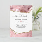 赤面と金ゴールドアガテリハーサルディナー 招待状 (スタンド正面)