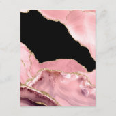 赤面と金ゴールドアゲ結婚ートズゲスト詳細 エンクロージャーカード (裏面)