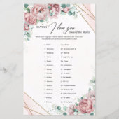 赤面と金ゴールドフレーム私は世界中であなたを愛している (裏面)