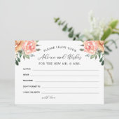 赤面と金ゴールドフローラのアドバイスと希望 サンキューカード (スタンド正面)